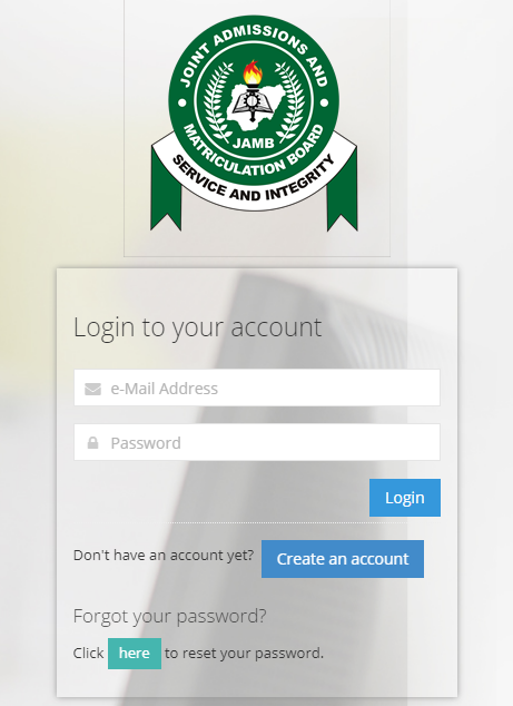 JAMB Portal